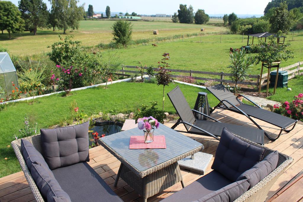 Ferienhof Graefe - 3-Seiten Hof Mit Grossem Garten, Pool & Sauna Meißen Buitenkant foto